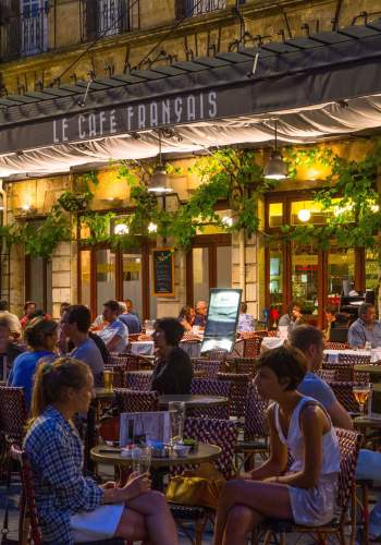 Terrasse de nuit